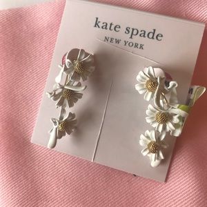 Kate Spade in to the bloom earrings.
